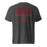 Image 3 of Unisex Short-Sleeve T-Shirt (Stand with Jesus 