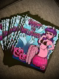 Image 1 of horny for Halloween (print)