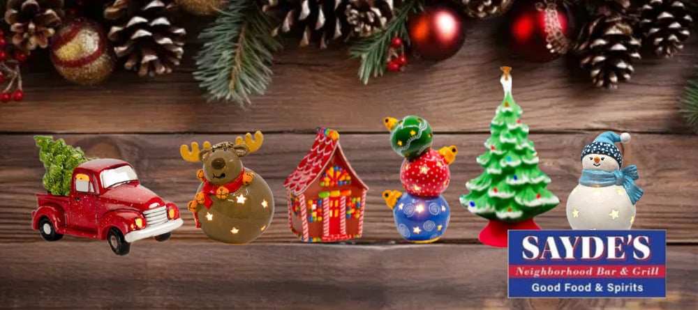 Image of Winter Ceramics Paint Party 12/10 Sayde’s Bar and Grill Salem, NH