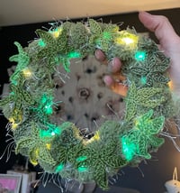 Image 2 of Emerald Glow Strain 8" Wreath