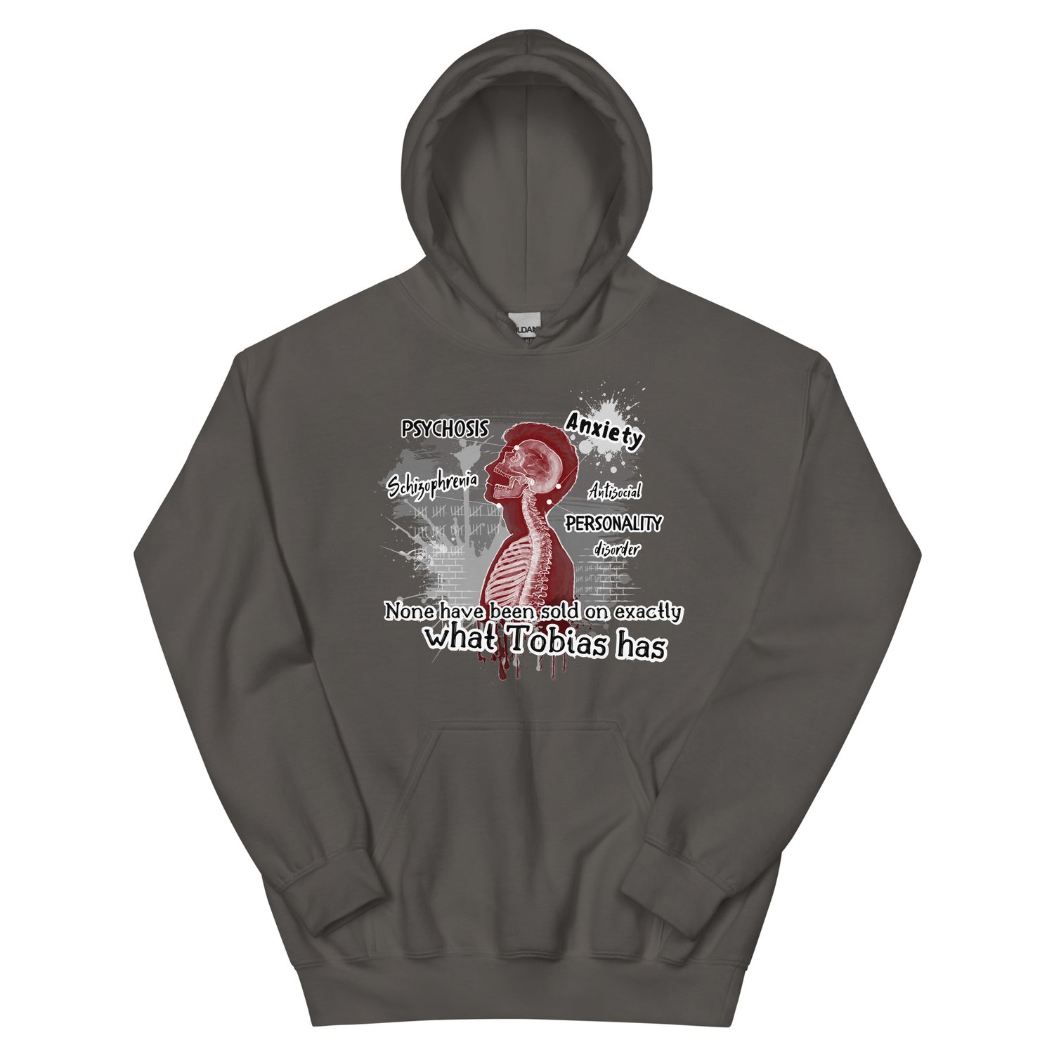 Image of Officially licensed Leigh Rivers Psychotic obsession Tobias Unisex Hoodie