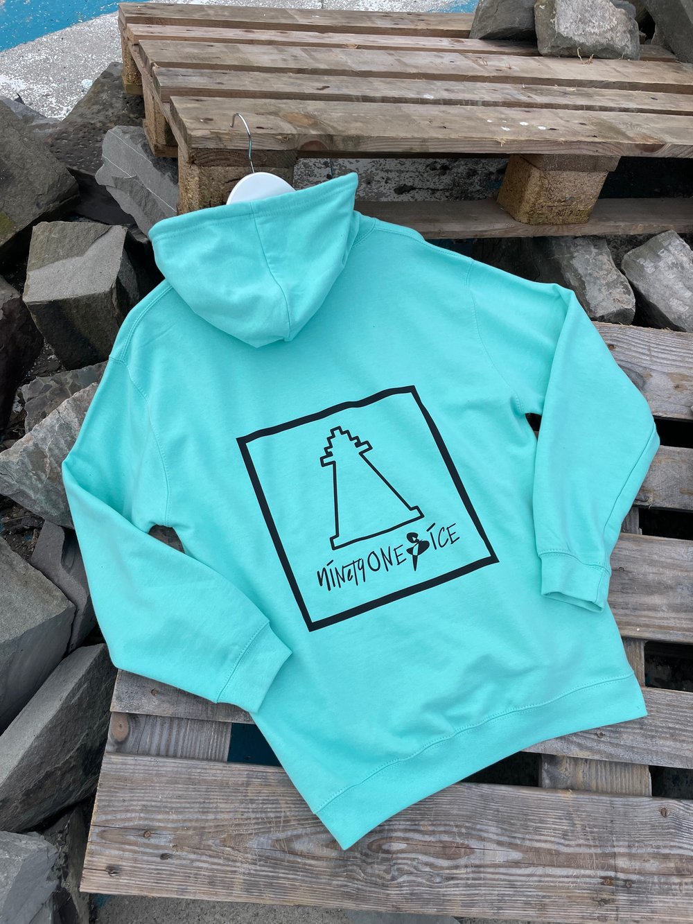 Image of Kids Peppermint Retro Hoody