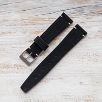 Image 2 of 19mm Black Suede Strap