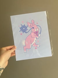 Image 2 of Bunny Flail Print