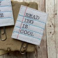 Image 4 of “School Notes” Quilted Planner Clip
