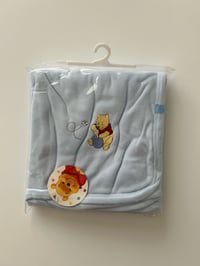 Image 1 of Fleece Blue blanket