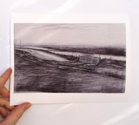 Image 2 of Giclée Print of 'Distant Tracks'
