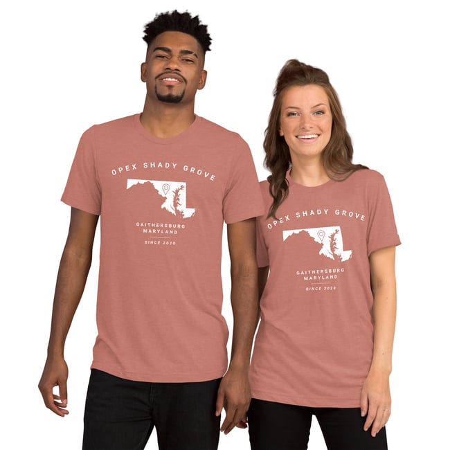 OPEX Map Logo - me vs me - Short Sleeve Triblend