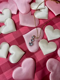 Image 1 of Collana tris cuori 