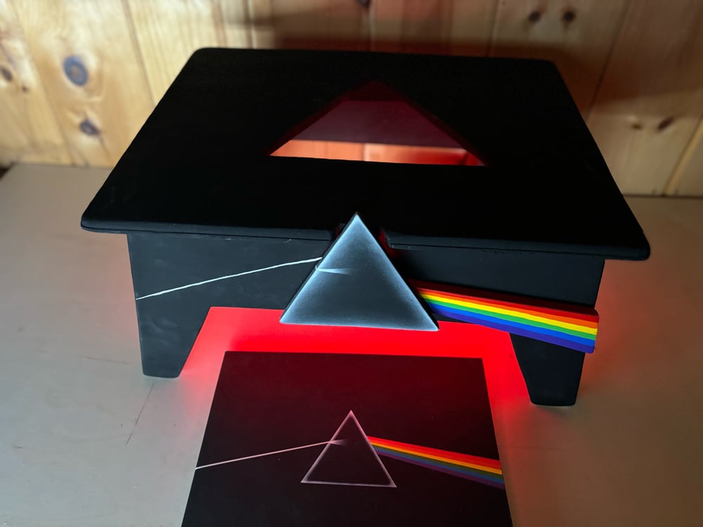 Image of Pink Floyd Dark Side of the Moon Turntable Table