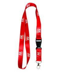 Image 1 of AK RED LANYARD 