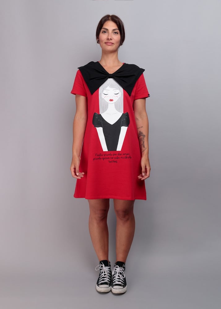 Image of VESTIDO CHICA LAZO