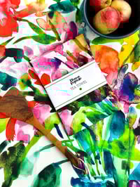 Image 3 of Happy Flowers tea towel