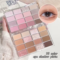 Image 11 of Love the 16-color eye shadow plate, pearlescent matte lying silkworm, brighten the low-saturated ear