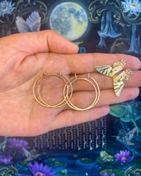 Image 4 of ✨WHOLESALE✨ Sterling Silver Hammered Hoops