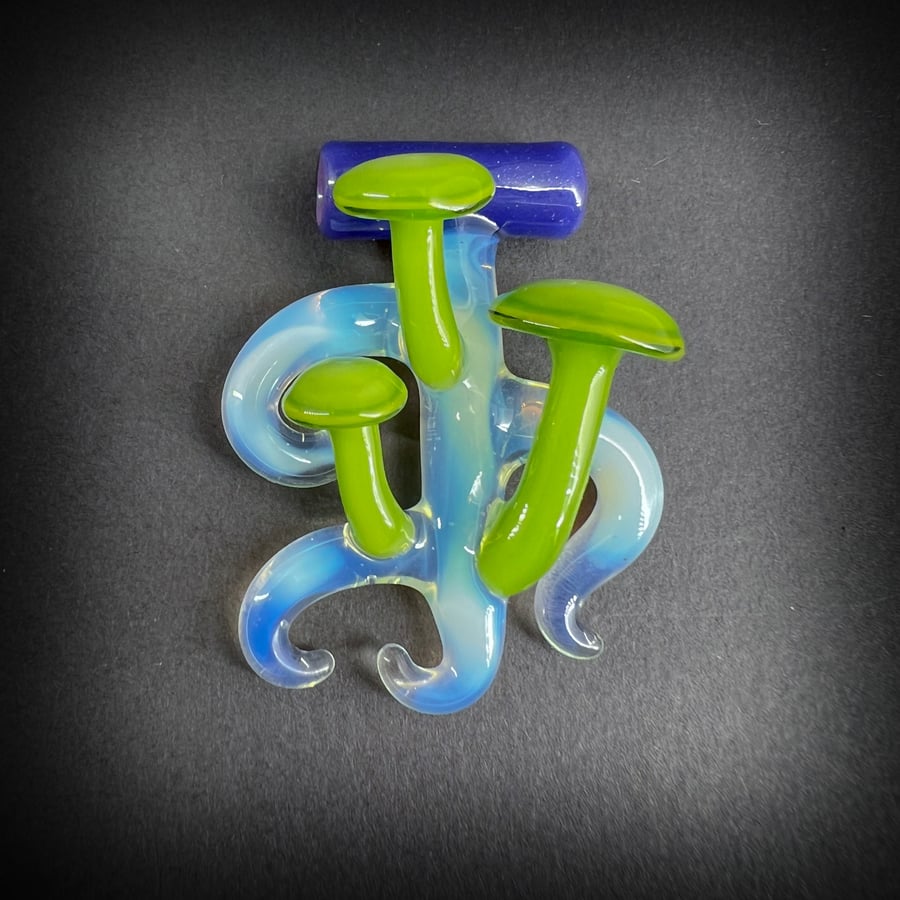 Image of Green Ghost Mushroom Pendant