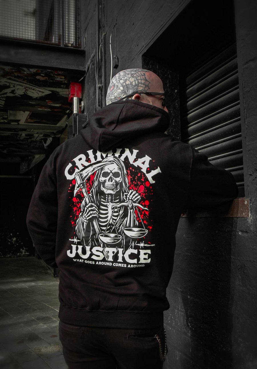 Image of CRIMINAL JUSTICE HOODIE 