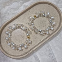 Image 1 of Pearl & Floral Bracelet