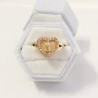 Heart VirginMary Ring