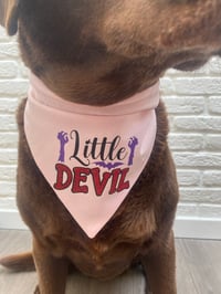 Image 3 of Little Devil / Ghosts and Bats Reversible Bandana 