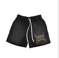 TAKE RISK BLACK SHORTS 