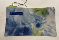 Hand dyed zipper pouch #101