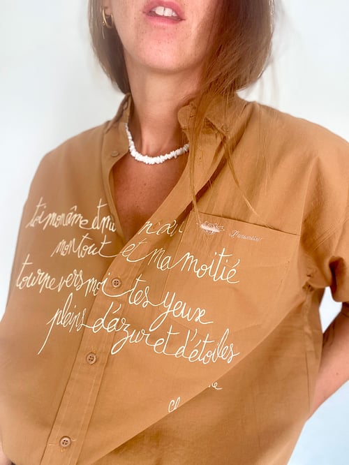 Image of Chemise "mon âme et mon coeur"