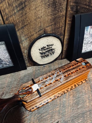 Image of Macassar Ebony/Mahogany with Snakewood inlay