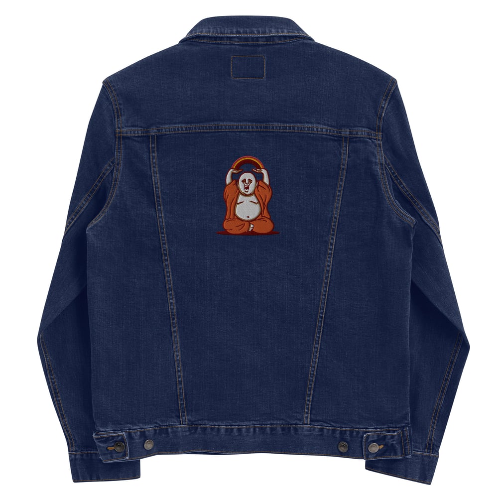 ZEN EXP - Embroidered Buddha Unisex denim jacket