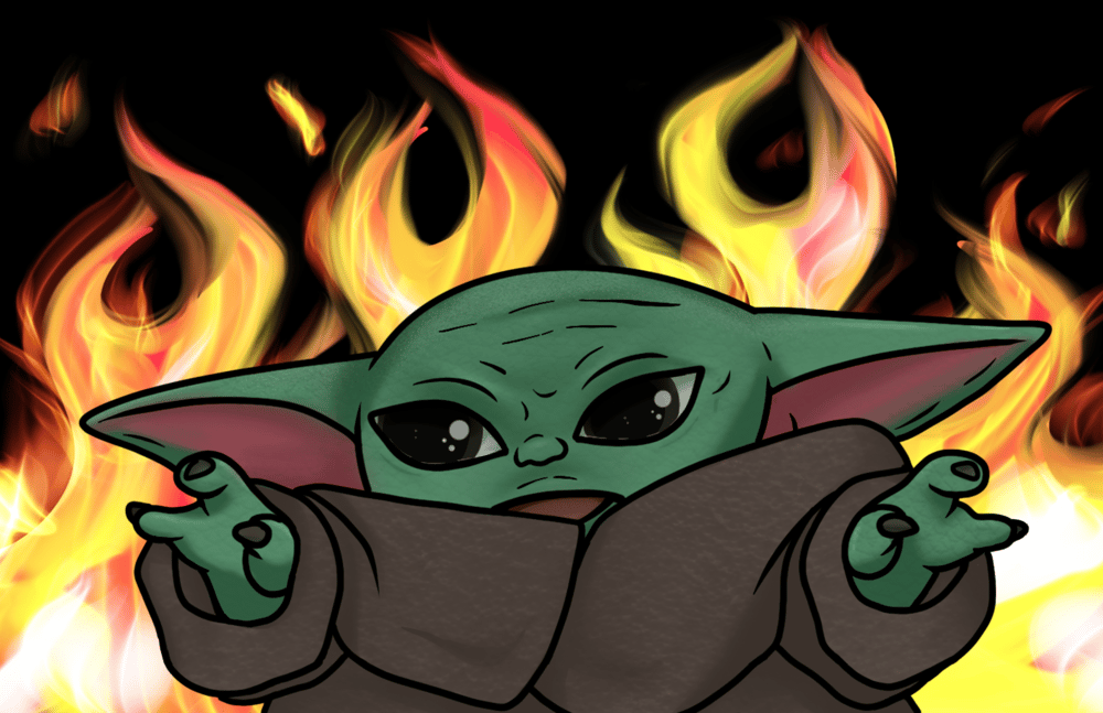 Image of Flaming Child Print