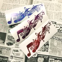 Image 4 of Music to My Ears Vinyl Decal