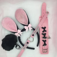 Customize Bunny Petplay Set w/ cuffs 