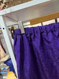 Image 2 of custom purple strapless top 
