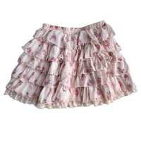 Bodyline pink floral skirt