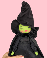Image 3 of Elphaba Inspired Small Art doll