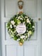 Image of 55cm + 45cm Personalised Wreath - any Colour Combo