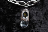 Image 1 of dead good chunky quartz and wasp amulet