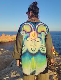 Image 2 of Twinflame Birth Green Kimono