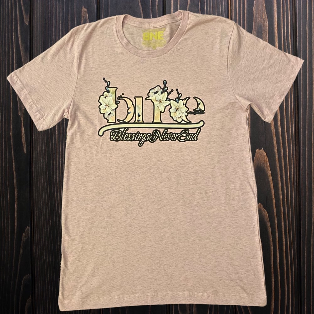 BNE Floral Tee (light pink)
