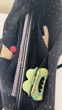 Image 2 of Black Polka Dot Crossbody Bag