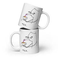 Image 2 of White glossy mug tea