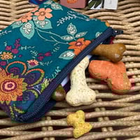 Image 3 of Liberty Print Mini Pouch // Dog Treat Pouch // Soap Bar Pouch // Coin Purse Hesketh House