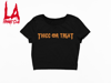 “Thicc or Treat” Crop Top 