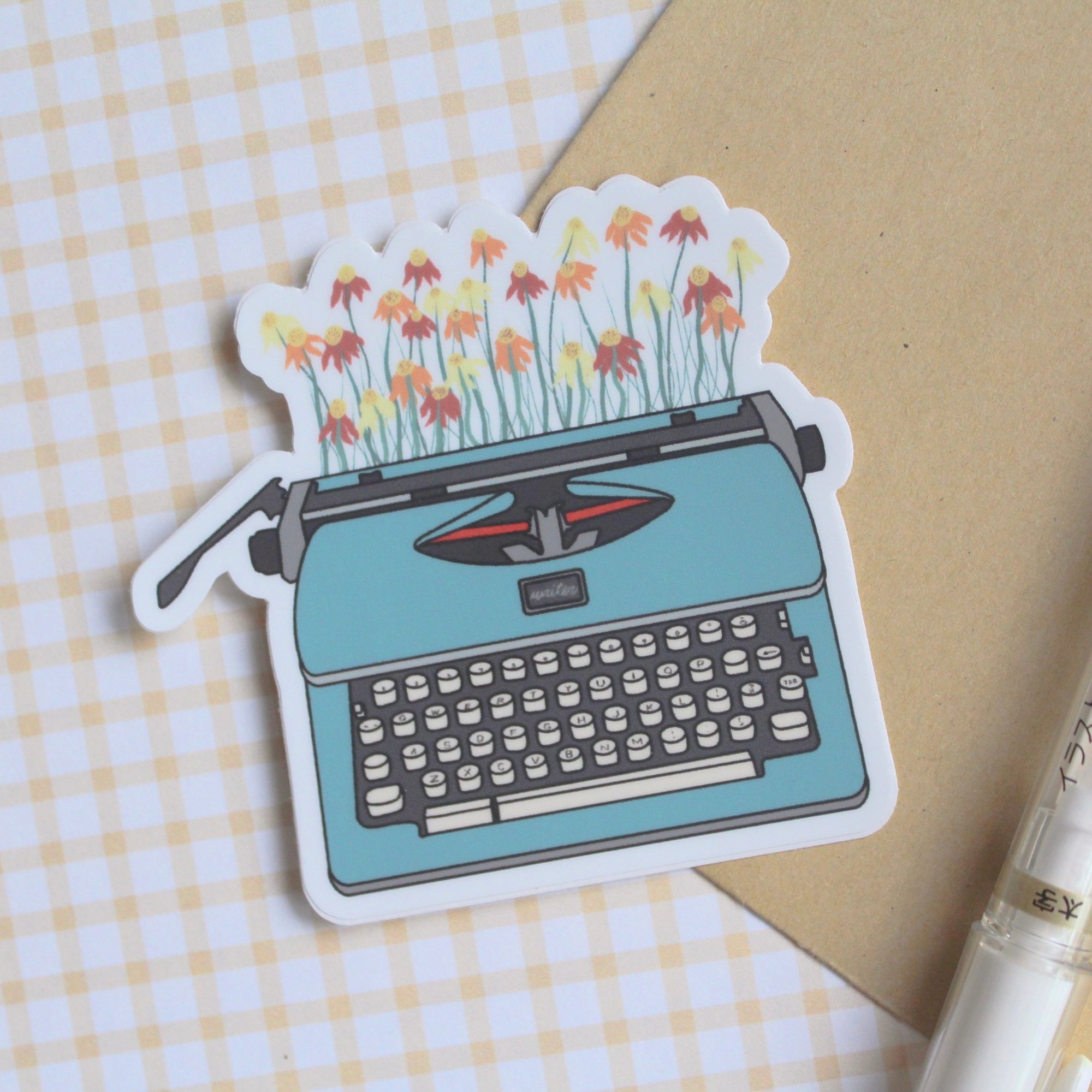 Vintage Typewriter - Sticker | Amanda Eiden