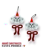 SANTA POODLE🤍❤️