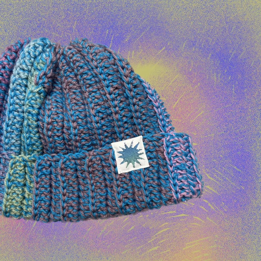 Image of Crocheted beanie 33