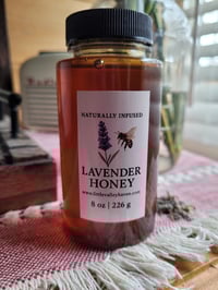 Image 1 of Pure Raw Lavender Honey – Gently Infused with Real Lavender Buds
