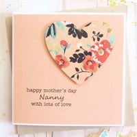 Image 3 of Handmade Mother's Day Card. Personalised Mothers Day Card.