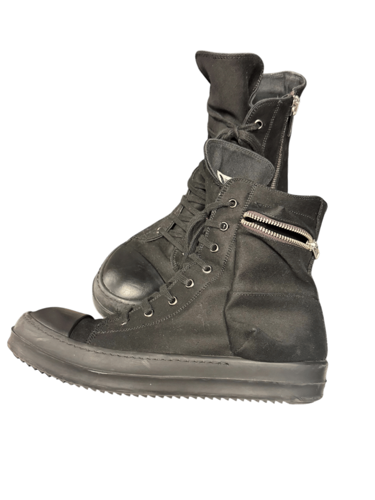 Image of  Rick Owens DRKSHDW Fogachine Cotton Denim Cargo Ramones