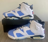 Image 3 of Jordan 6 UNC University Blue White Size 7Y GS / Size 8.5 Women